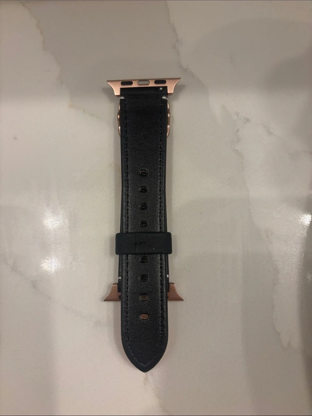 Casetify Floral Saffiano Apple Watch Band - Pink Peach Cream
